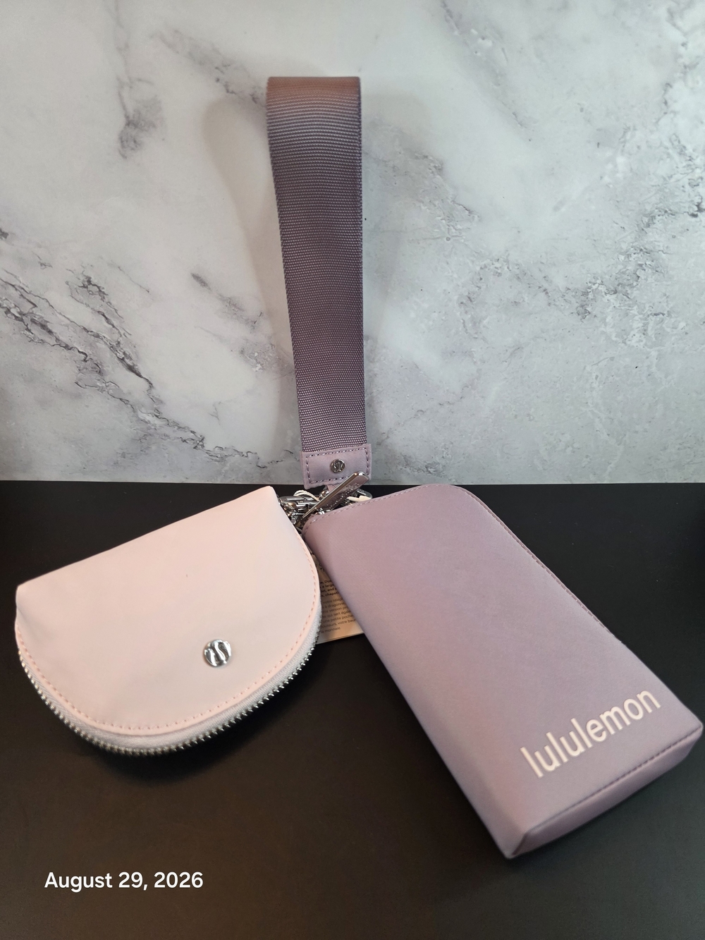 Dual Pouch Wristlet Wallet